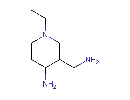 Piperidine,  4-amino-3-(aminomethyl)-1-ethyl-  (7CI)