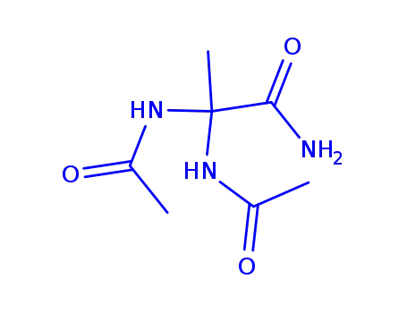 Molecular Structure of 858445-68-8 (Propionamide,  -alpha-,-alpha--diacetamido-  (3CI))