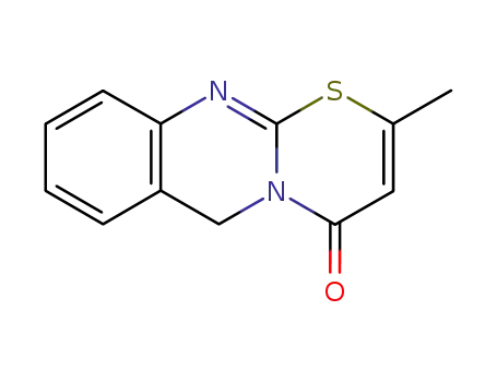Molecular Structure of 85852-71-7 (2-methyl-5,6-dihydro-1,3-thiazino(2,3-b)quinazolin-4-one)