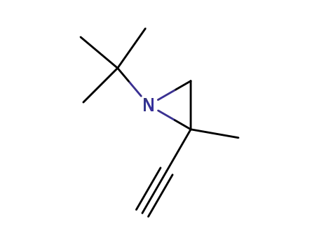 Molecular Structure of 90404-08-3 (Aziridine, 1-(1,1-dimethylethyl)-2-ethynyl-2-methyl- (9CI))