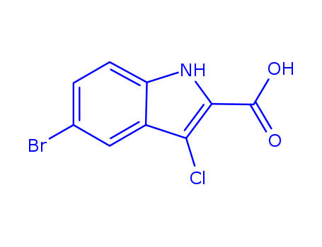 5-bromo-3-chloro-1H-indole-2-carboxylic acid