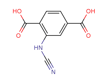 Molecular Structure of 90418-83-0 (Terephthalic acid, (cyanoamino)- (7CI))