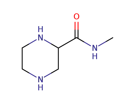 Molecular Structure of 85817-22-7 (2-Piperazinecarboxamide,N-methyl-(9CI))