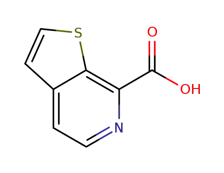 Molecular Structure of 852532-64-0 (Thieno[2,3-c]pyridine-7-carboxylic acid (9CI))