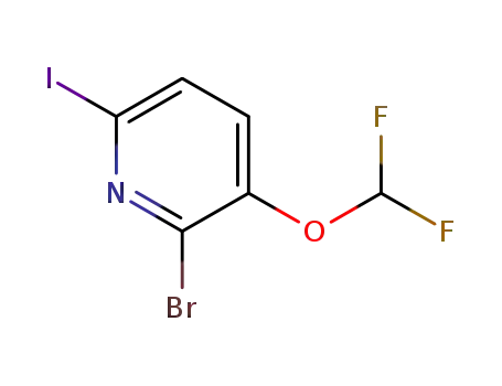 2-BROMO-3-DIFLUOROMETHOXY-6-IODOPYRIDINE