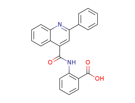 Benzoic acid,2-[[(2-phenyl-4-quinolinyl)carbonyl]amino]-