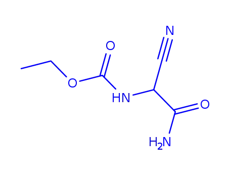 Carbamic  acid,  (carbamoylcyanomethyl)-,  ethyl  ester  (5CI)