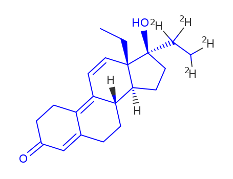 (17A)-13-ETHYL-17-HYDROXY-18,19-DINORPREGNA-4,9,11-TRIEN-3-ONE-20,20,21,21-D4; THG-D4