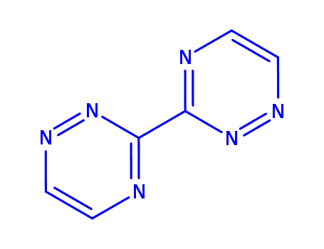 Molecular Structure of 855244-43-8 (3,3'-Bi-1,2,4-triazine)