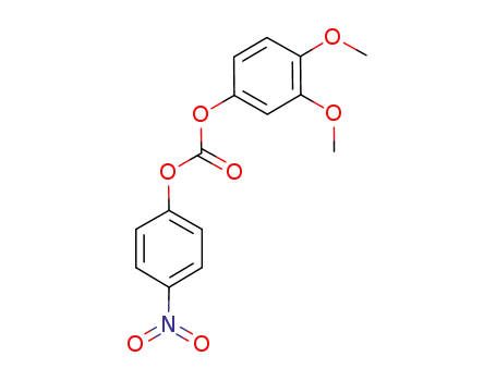 Molecular Structure of 856173-73-4 ((3,4-dimethoxyphenyl) (4-nitrophenyl) carbonate)