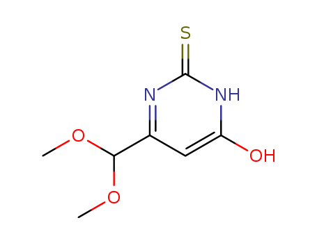4(1H)-Pyrimidinone,6-(dimethoxymethyl)-2,3-dihydro-2-thioxo- cas  90370-38-0