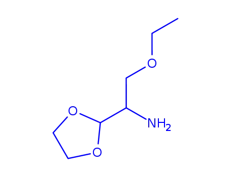 Molecular Structure of 854853-11-5 (1,3-Dioxolane-2-methanamine,  -alpha--(ethoxymethyl)-)