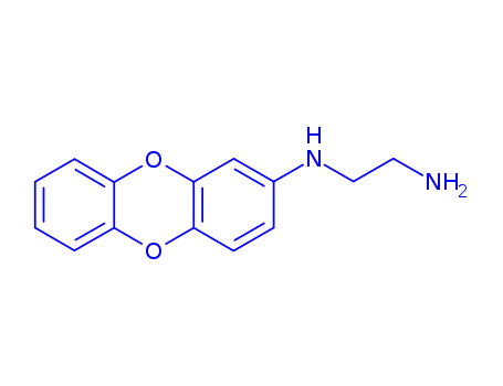 Molecular Structure of 854306-03-9 (1,2-Ethanediamine,  N-dibenzo[b,e][1,4]dioxin-2-yl-  (9CI))