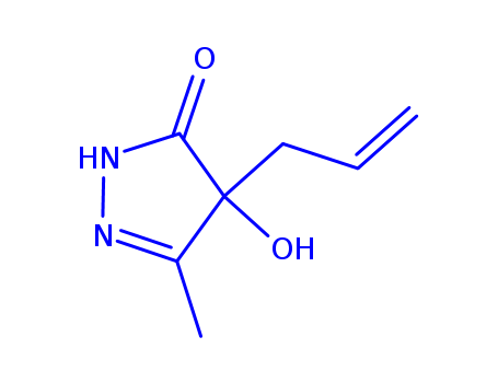 2-PYRAZOLIN-5-ONE,4-ALLYL-4-HYDROXY-3-METHYL-