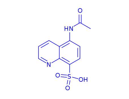 Molecular Structure of 855765-83-2 (8-Quinolinesulfonic  acid,  5-acetamido-  (4CI))