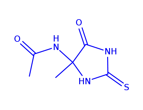 하이단토인, 5-아세트아미도-5-메틸-2-티오-(3CI)