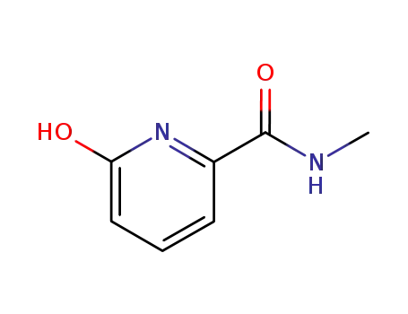 Molecular Structure of 90151-09-0 (Picolinamide, 6-hydroxy-N-methyl- (7CI))