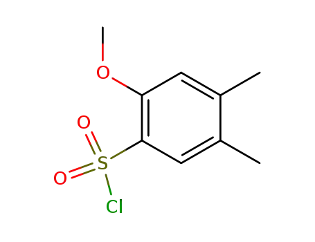 2-메톡시-4,5-디메틸벤젠설포닐 클로라이드(SALTDATA: 무료)