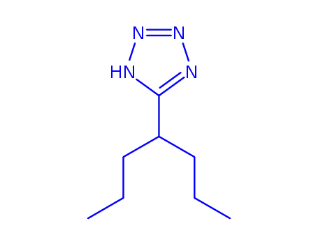 Molecular Structure of 85508-57-2 (5-(1-propylbutyl)-2H-tetrazole)