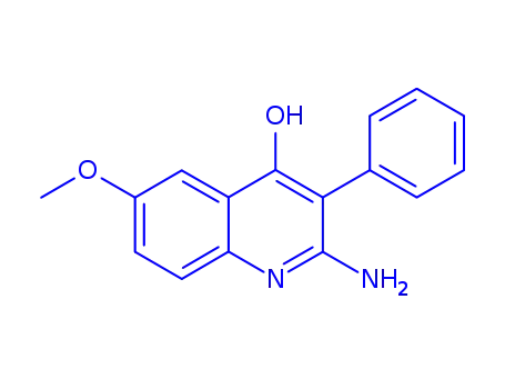 2-Amino-4-hydroxy-6-methoxy-3-phenylquinoline