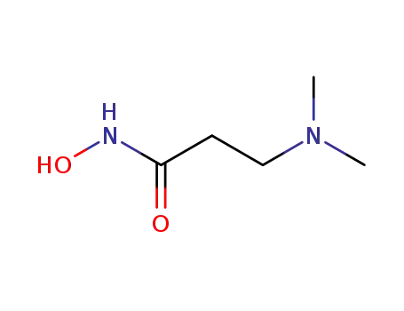 Molecular Structure of 85594-19-0 (Propanamide, 3-(dimethylamino)-N-hydroxy- (9CI))