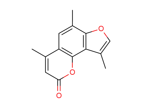 Molecular Structure of 90370-29-9 (4,4',6-trimethylangelicin)