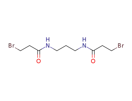 Molecular Structure of 90436-03-6 (3-bromo-N-[3-(3-bromopropanoylamino)propyl]propanamide)