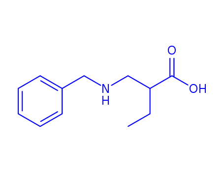 Molecular Structure of 854431-12-2 (1-Benzyl-3-azetidinecarboxylic acid)