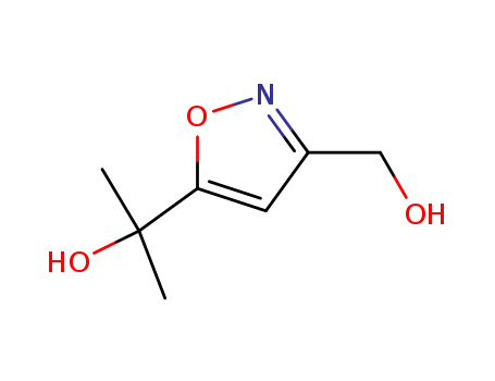 Molecular Structure of 861136-17-6 (3,5-Isoxazoledimethanol,  -alpha-5,-alpha-5-dimethyl-)