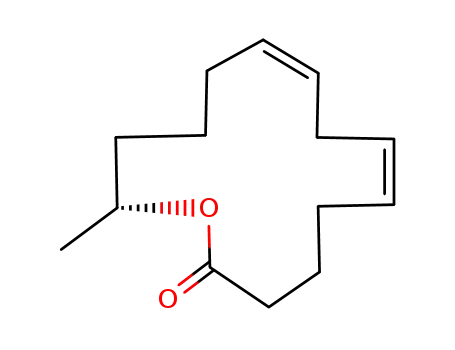 [6Z,9Z,14R,(-)]-14-Methyloxacyclotetradeca-6,9-diene-2-one