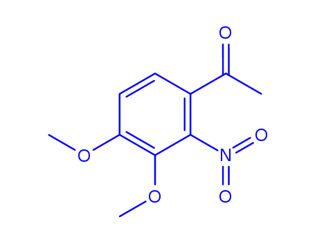 Molecular Structure of 857565-71-0 (1-(3,4-Dimethoxy-2-nitrophenyl)ethanone)