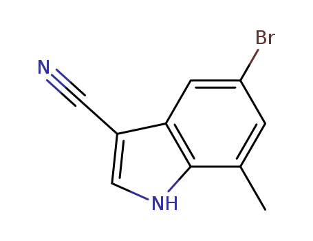 1H-Indole-3-carbonitrile, 5-bromo-7-methyl-
