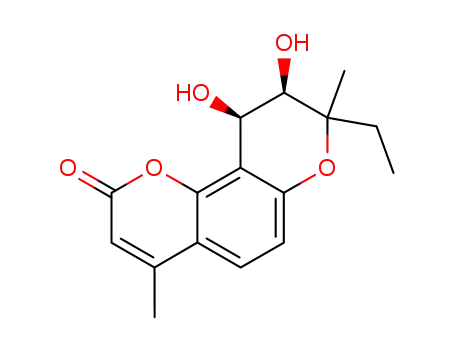 (9R,10R)-9,10-dihydroxy-8-ethyl-4,8-dimethyl-8,9,10-trihydro-2H-pyrano[6,5-h]2H-chromen-2-one