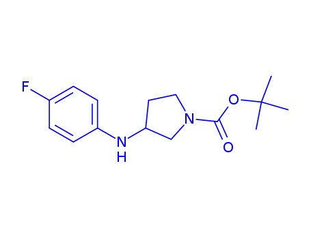 1-Pyrrolidinecarboxylicacid, 3-[(4-fluorophenyl)amino]-, 1,1-dimethylethyl ester