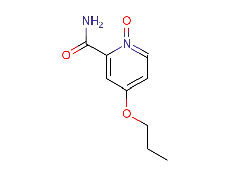 Molecular Structure of 90437-85-7 (Picolinamide, 4-propoxy-, 1-oxide (7CI))