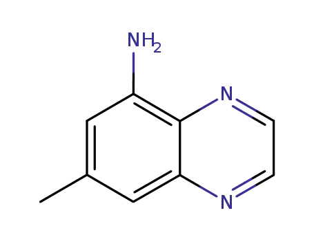 Molecular Structure of 860502-18-7 (5-Quinoxalinamine,  7-methyl-)