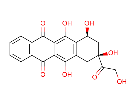 Molecular Structure of 86333-80-4 (4-demethoxydoxorubicinone)