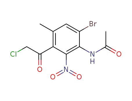 p-아세톨루이드, 6-브로모-3-(클로로아세틸)-2-니트로-(1CI)