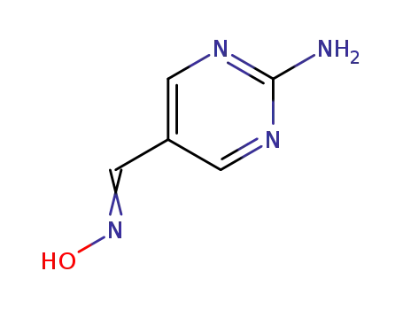 5-피리미딘카르복스알데히드, 2-아미노-, 옥심(9CI)