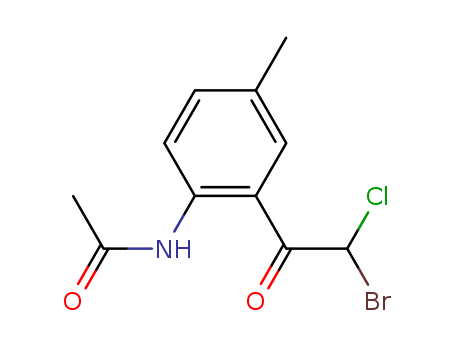 p-Acetotoluide,  2-(bromochloroacetyl)-  (1CI)