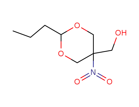 Molecular Structure of 90532-54-0 ((5-nitro-2-propyl-1,3-dioxan-5-yl)methanol)