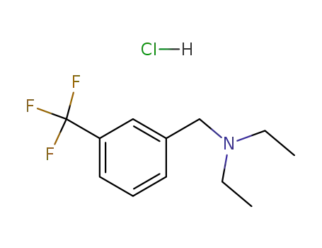 Molecular Structure of 90754-95-3 (N-ethyl-N-[3-(trifluoromethyl)benzyl]ethanamine)
