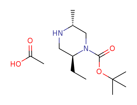 (2S,5R)-tert-butyl 2-ethyl-5-methylpiperazine-1-carboxylate acetate(906810-51-3)