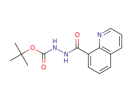 1,1-dimethylethyl 2-(8-quinolinylcarbonyl)hydrazinecarboxylate