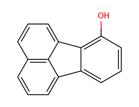 Molecular Structure of 85923-80-4 (fluoranthen-7-ol)