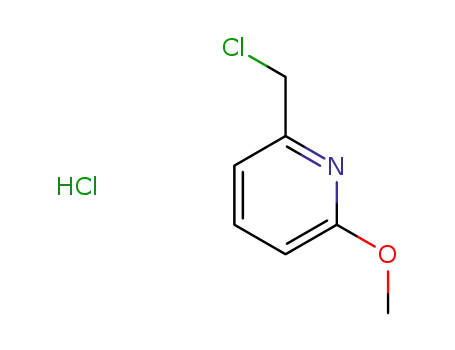 Molecular Structure of 864264-99-3 (2-(ChloroMethyl)-6-Methoxypyridine hydrochloride)