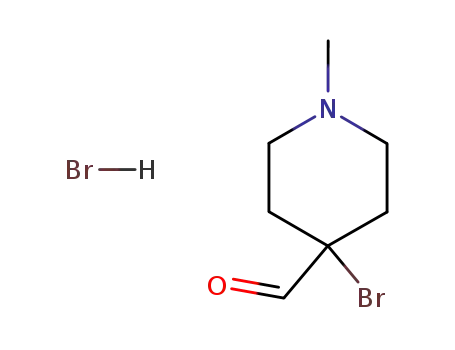4-Bromo-1-methylpiperidine-4-carbaldehyde;hydrobromide
