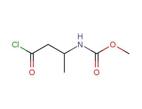 Carbamic  acid,  [-bta--(chloroformyl)isopropyl]-,  methyl  ester  (2CI)