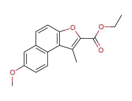 carbethoxy-2 methoxy-7 methyl-1 naphto<2,1-b>furanne