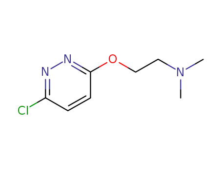 Molecular Structure of 90641-47-7 (2-[(6-chloropyridazin-3-yl)oxy]-N,N-dimethylethanamine)